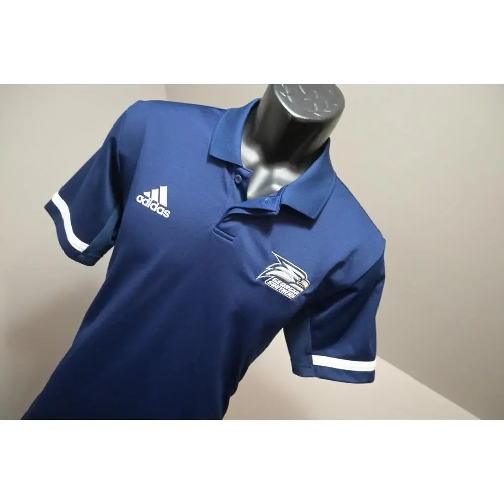 Adidas Golf Polo ClimaCool GSU Georgia Southern Athletic‎ Golf Shirt Mens Medium